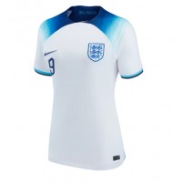 Camiseta Inglaterra Harry Kane #9 Primera Equipación para mujer Mundial 2022 manga corta
